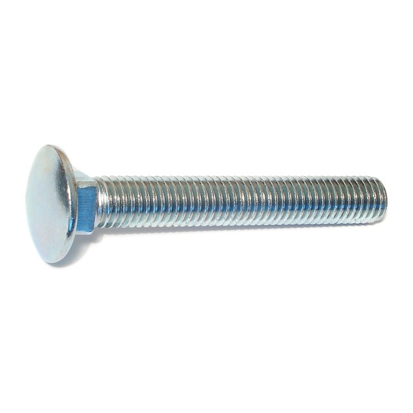 Midwest Fastener 1/2"-13 x 3-1/2" Zinc Plated Grade 2 / A307 Steel Coarse Thread Carriage Bolts 25PK 01144